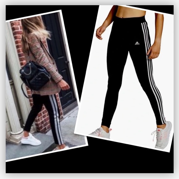 Adias Aeroready classic 3-stripe active leggings (NWT) - Picture 2 of 16